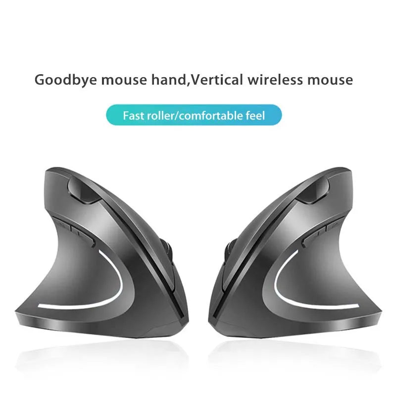 Xiaomi mouse vertical sem fio bluetooth 2.4ghz ergonomia mouses para jogos 1600dpi ajustável escritórios teclados eletrônicos ópticos